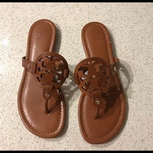 NEW Tory Burch Miller Brown leather size 7.5